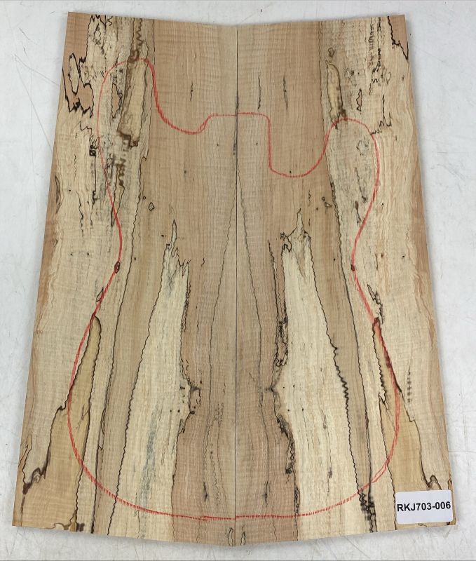 Top Chestnut, Jap., Spalted, 2-pcs. Unique Piece #006